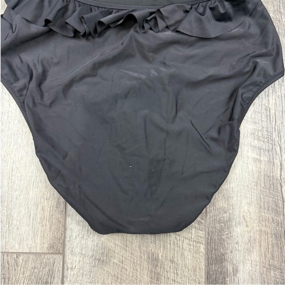 NWT Aerie Black Monokini Swimsuit Ruffles M - Picture 10 of 12